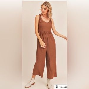 Thread + Seed - The Malia Self Tie Jumpsuit - S - NWT